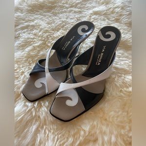 Via Spiga slip on wedge sandals